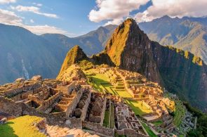 archaeological wonder Machu Picchu in Peru